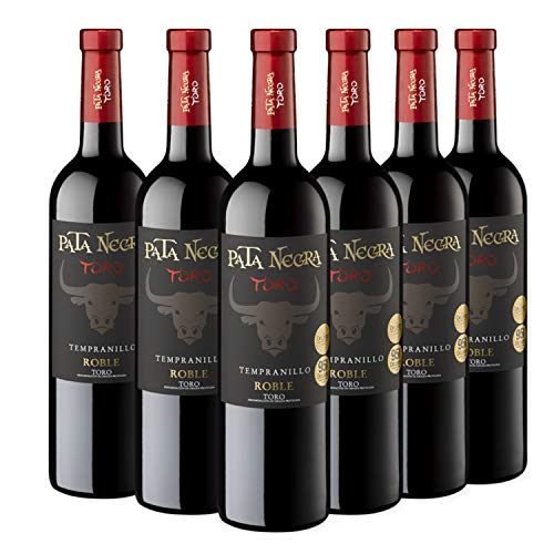 Pata Negra Vino Tinto D.O. Toro - Pack de 6 Botellas x 750 ml
