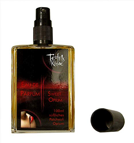 Patchouli"Sweet Opium" - Agua de perfume para hombre, perfume gótico, vaporizador/pulverizador, botella de cristal de 100 ml, Gotik Patchouly