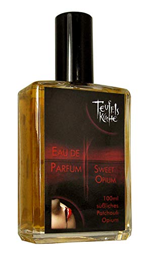 Patchouli"Sweet Opium" - Agua de perfume para hombre, perfume gótico, vaporizador/pulverizador, botella de cristal de 100 ml, Gotik Patchouly