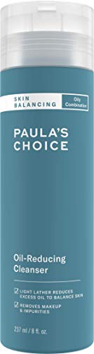 Paula's Choice Skin Balancing Limpiador Facial - Espuma Limpiadora Elimina el Sebo, Poros y Limpieza el Maquillaje - con Aloe Vera & Glicerina - Pieles Mixtas a Grasas - 237 ml