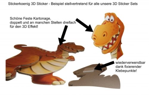 Pegatina de pared 3D Fire Engine, Policía, África, Zoo Animales, Granja, Coches, Decoración de Navidad, Zorros Gatos y muchos más diseños disponibles para habitaciones de los niños Linda decoración para paredes/ventanas/armarios/puertas en hoja