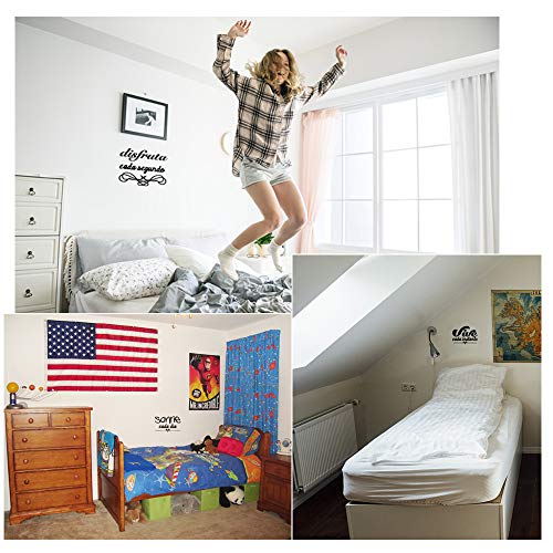 Pegatinas Decorativas Pared Frases Motivadoras Pegatina Cita Inspiradora Vinilos Decorativos Frases Cortas Español Adhesivos Sonrie + EN ESTA CASA para Familia Habitación Dormitorio Salón Cocina Baño