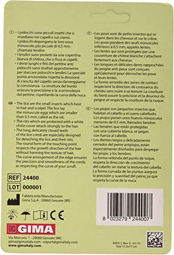 Peine antipiojos manual Gima