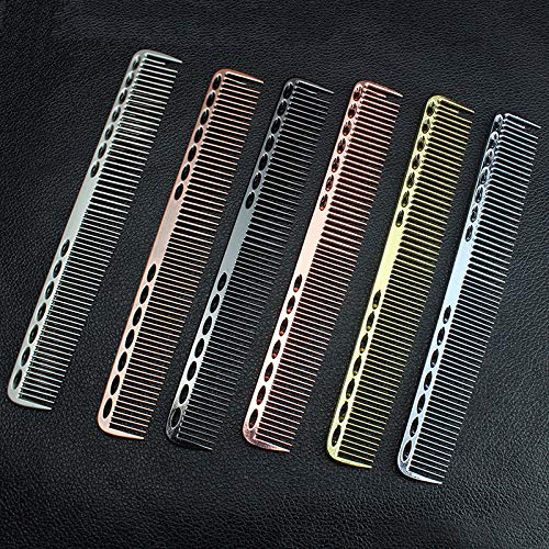 Peine de aleación Peluquería profesional Venta al por mayor Peine de peluquería Peine de peinado Estilista Corte de cabello Peine dedicado
