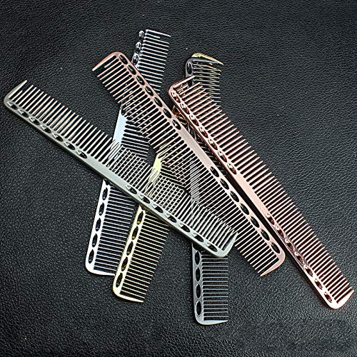 Peine de aleación Peluquería profesional Venta al por mayor Peine de peluquería Peine de peinado Estilista Corte de cabello Peine dedicado