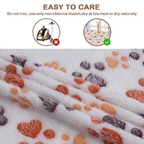 Pejoye Manta para Perros Duradera y Esponjosa de Primera Calidad, Manta de Felpa Suave y Cálida y Lavable para Cachorros para Mascotas Pequeñas, Medianas y Grandes