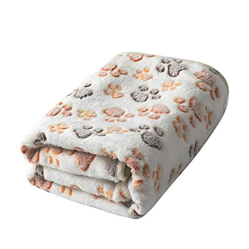 Pejoye Manta para Perros Duradera y Esponjosa de Primera Calidad, Manta de Felpa Suave y Cálida y Lavable para Cachorros para Mascotas Pequeñas, Medianas y Grandes