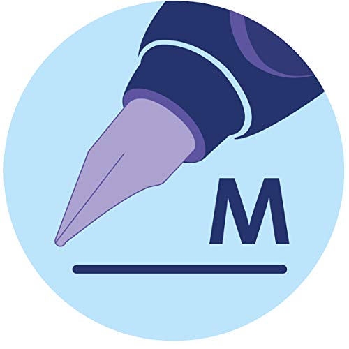 Pelikan Set Juego de Pluma Estilográfica Twist + 2 Cartuchos de Tinta TP + 1 Súper Borrador Pirata Incluido, Kit para Escuela Primaria, Escuela Secundaria - 926071