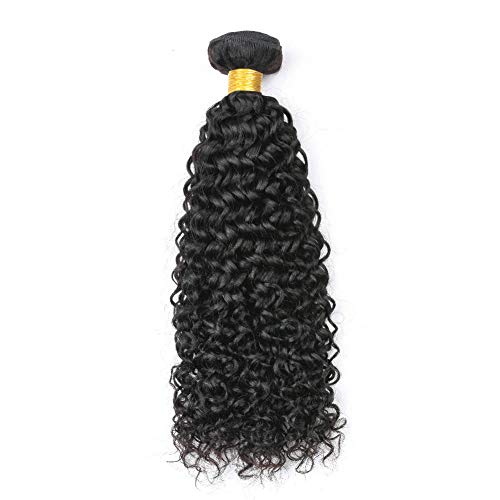 pelo humano rizado natural pelo humano brasileño cabello virgen brasileño extensiones de cabello color negro natural (100 +/-5g)/ pc 26 pulgadas