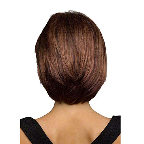 Peluca de dama peluca de alambre de alta temperatura pelucas femeninas folla el pelo largo y recto