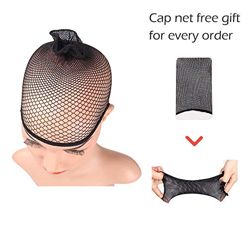 Peluca para mujer, color rubio miel con raíces oscuras, el mejor pelo sintético para un aspecto muy natural