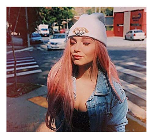 Pelucas Delanteras largas del cordón del Pelo de la Onda Floja de JIER Peluca sintética amistosa del Calor de la Muchacha para la Moda Natural (Amarillo)