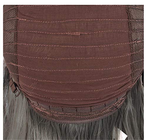 Pelucas Delanteras largas del cordón del Pelo de la Onda Floja de JIER Peluca sintética amistosa del Calor de la Muchacha para la Moda Natural (Amarillo)