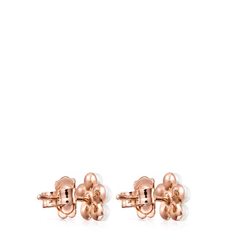 Pendientes Real Sisy de Plata Vermeil rosa con Perlas