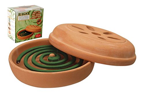 Pengo M123213 - Quemador Espiral antimosquitos Terracota con 10 espirales