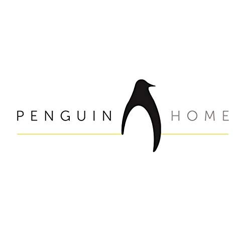 Penguin Home 3314 Mesa de Centro Superior de mármol Marco Antiguo de Acero de Gran Calibre, Hierro/Piedra, Antq. Dorado y Verde, Grande, Oro, 45 X30 X45 cm