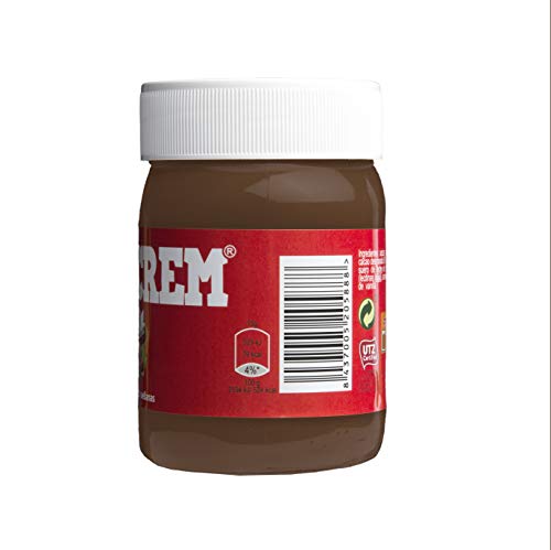 Pepa-Crem. Crema de cacao con avellanas para untar. Sin Aceite de Palma - Sin Gluten - Pack 4 tarros de 400 gr. / tarro.
