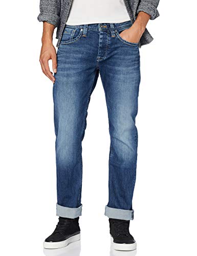 Pepe Jeans London Cash, Vaqueros para Hombre, Azul (11Oz Streaky Stretch Med Z23), W30/L32