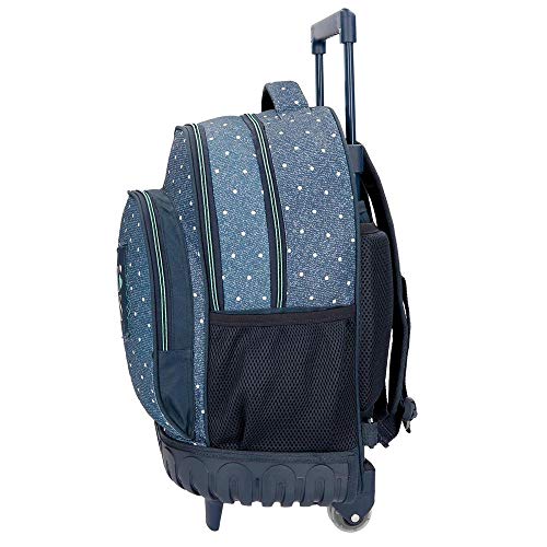 Pepe Jeans Olaia Blue Rolling Backpack 2W