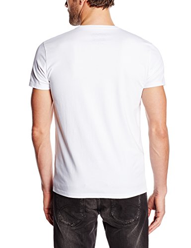 Pepe Jeans Original Stretch Camiseta, Blanco (White 800), Large para Hombre