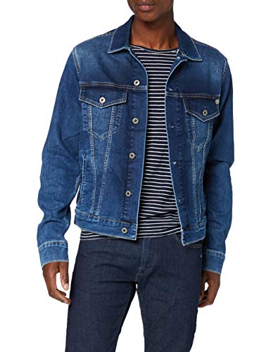 Pepe Jeans Pinner Pm400908 Chaqueta Vaquera, (Gymdigo Medium Used Denim Gt1), XX-Large para Hombre