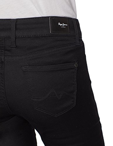 Pepe Jeans Soho Vaqueros, Negro Denim Wb6, 28W / 30L para Mujer