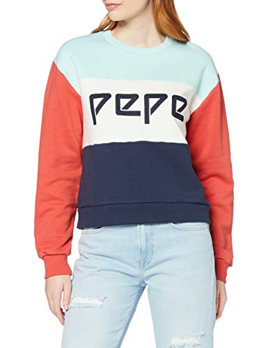 Pepe Jeans suéter, Azul (Pale Blue 506), Medium para Mujer