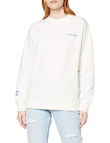 Pepe Jeans suéter, Blanco (Mousse 808), Medium para Mujer