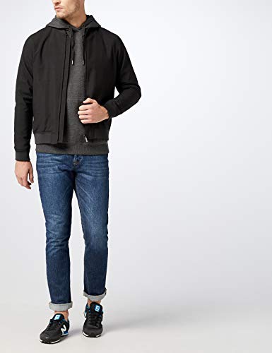 Pepe Jeans Thru Mens PM581155 Sudadera con Capucha, Gris (Dk Grey Marl 963), Large para Hombre