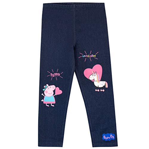 Peppa Pig Conjunto de Sudadera con Capucha y Leggings para Niñas Unicornio Multicolor 2-3 Años