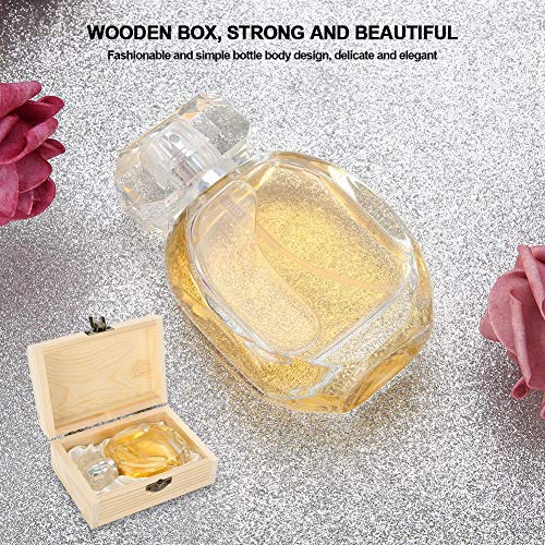 Perfume de mujer de 60 ml, perfume de atracción, perfume para mujer.Fragancia de larga duración, fragancia de flores naturales Perfume de larga duración, el mejor regalo para mujeres(Amarillo)