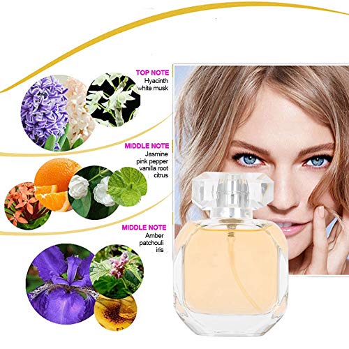 Perfume de mujer perfume, 60 ml, perfume femenino de larga duración, de madera, elegante fragancia