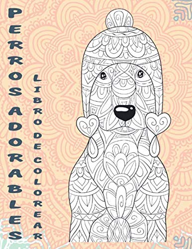 Perros adorables - Libro de colorear