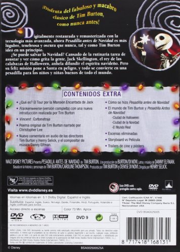 Pesadilla Antes De Navidad - Edición Coleccionista [DVD]