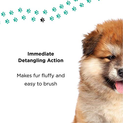 PETUCHI Spray Desenredante para Perros; Cepillado Fácil; Hipoalergénico con Jojoba y Miel; No Necesita Aclarado; 250ml