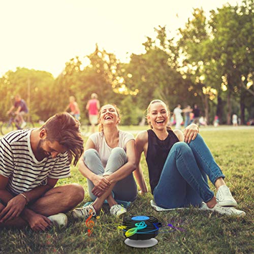 PEYOU Altavoz Bluetooth, IPX7 Impermeable Altavoz Ducha, Mini Altavoz Portatil Bluetooth 4.2 con Potente Ventosa [ Batería 400mAh ] Compatible para iPhone, iPad, Compatible para Samsung, Huawei
