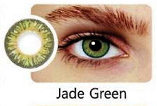 PHANTASY Eyes® HOLLYWOOD Lentillas de color natural (JADE GREEN) - 1 par (2 PIEZAS) - sin dioptrías + INCLUYE ESTUCHE GRATIS