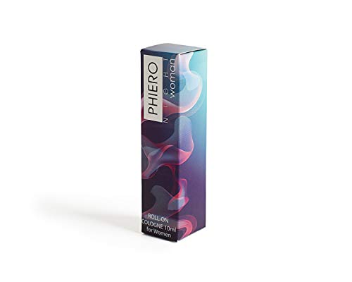 Phiero Night Woman - Pack 3 Perfumes Roll-ON de bolsillo con 4 tipos de feromonas para mujer