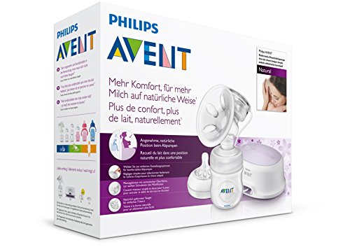 Philips Avent SCF332/01 - Extractor de leche eléctrico, con cojín masajeador suave - importado