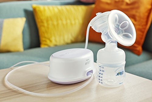 Philips Avent SCF332/01 - Extractor de leche eléctrico, con cojín masajeador suave - importado