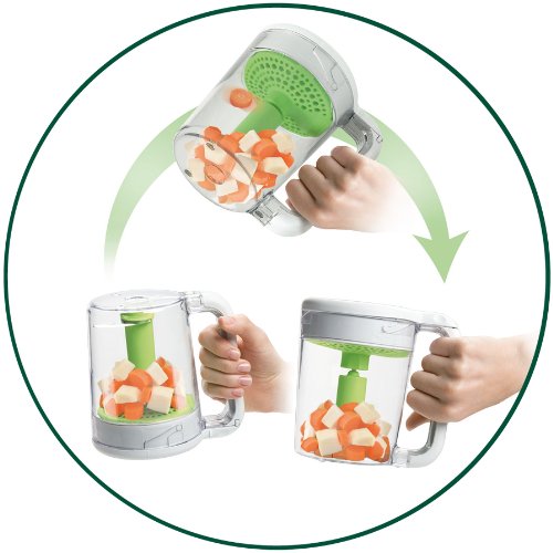 Philips Avent SCF870/20 - Procesador de alimentos para bebés 2 en 1, color blanco y verde