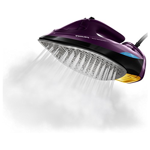 Philips Azur Advanced GC4934/30 - Plancha Ropa Vapor sin quemaduras ni necesidad de realizar ajustes de la temperatura, 3000 W, Golpe Vapor 230g, Vapor Continuo 55g, Suela Steam Glide Plus