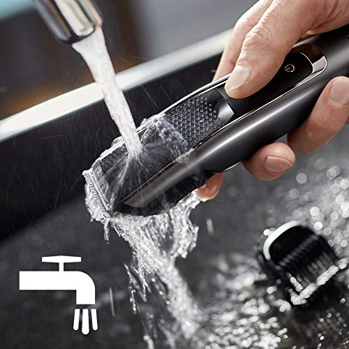 Philips BEARDTRIMMER Series 5000 Barbero BT5515/15 - Afeitadora (Negro, 0,4 mm, 2 cm, 90 min, AC/Batería, 1 h)