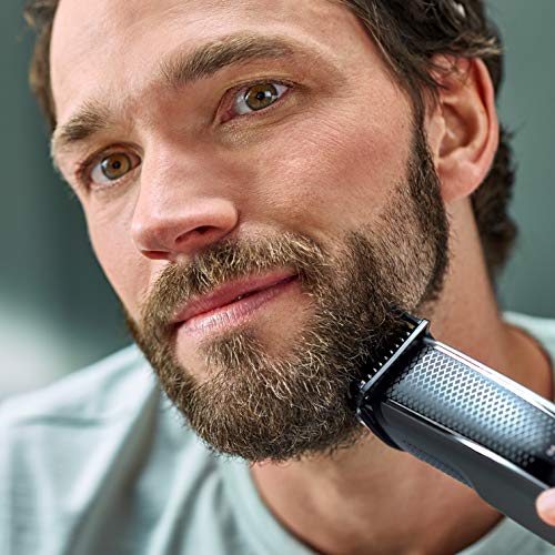 Philips BEARDTRIMMER Series 5000 Barbero BT5515/15 - Afeitadora (Negro, 0,4 mm, 2 cm, 90 min, AC/Batería, 1 h)
