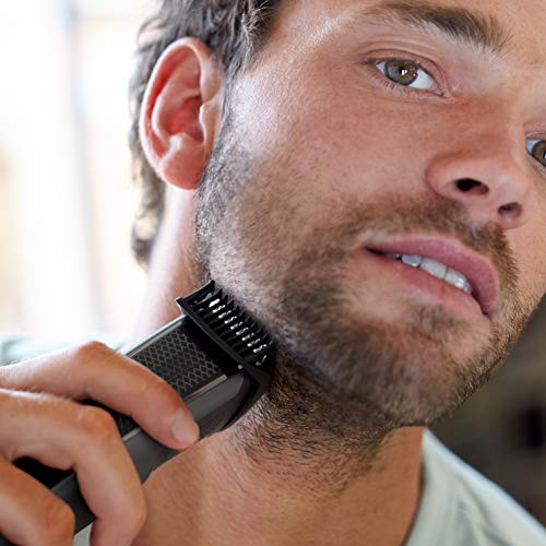 Philips BEARDTRIMMER Series 5000 Barbero BT5515/15 - Afeitadora (Negro, 0,4 mm, 2 cm, 90 min, AC/Batería, 1 h)