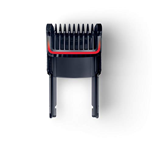 Philips BT5200/16 - Barbero con cuchillas metálicas y peine-guía integrado, color negro