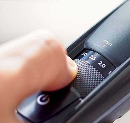 Philips BT5200/16 - Barbero con cuchillas metálicas y peine-guía integrado, color negro