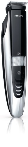 Philips BT9290/32 - Barbero Láser Serie 9000 resistente al agua, con guía láser para mayor precisión, rueda de ajuste de longitud, dos peines guía y cabezal doble de corte con dos anchuras