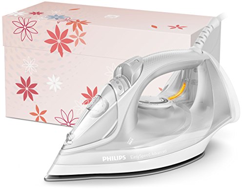 Philips EasySpeed Adv GC2675/85 - Plancha Ropa Vapor, 2400 W, Golpe Vapor 180 g, Vapor Continuo 40 g, Suela Ceramica, Antical Integrado