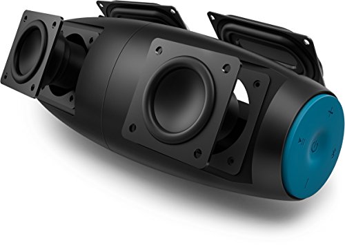 Philips Everplay BT7900A - Altavoz Bluetooth (Potente y portátil de pie, Resistente al Agua, con micrófono, Correa USB) Color Azul